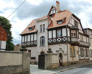 Haus Kaplanei 10 in Quedlinburg, Wohn- und Arbeitsort von Dorothea Christiane Erxleben 